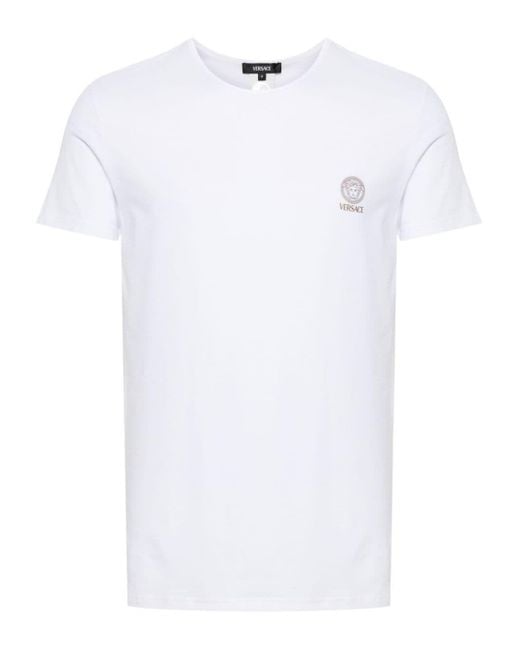T-Shirt di Versace in White da Uomo