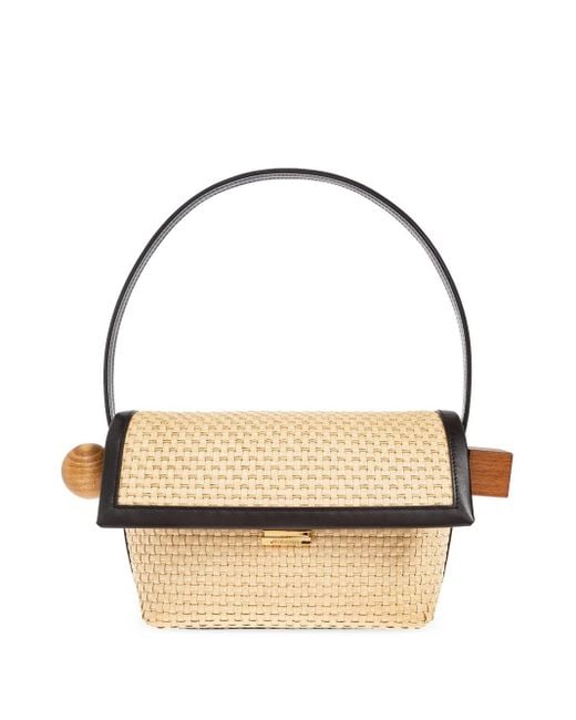 Jacquemus Metallic Shoulder Bag Le Rond Carre