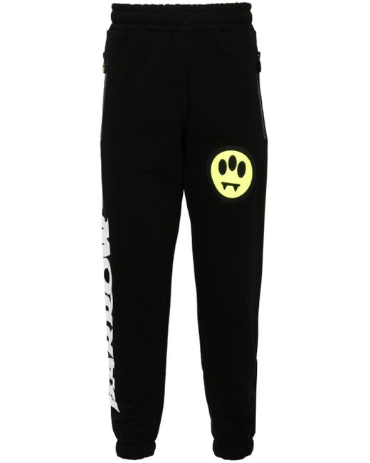 Barrow Black Logo Pants for men