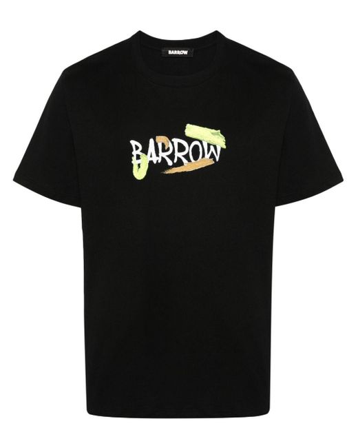 Barrow Black T-shirt Logo for men