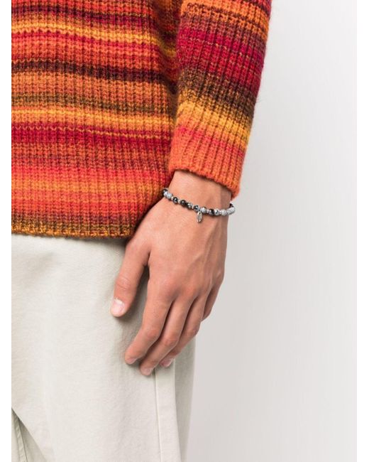 Isabel Marant Red 'cowrie' Pendant Bracelet for men