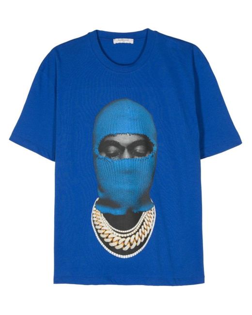 Ih Nom Uh Nit Blue Printed T-Shirt for men