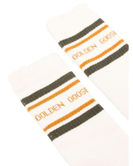 Golden Goose Deluxe Brand White Socks High