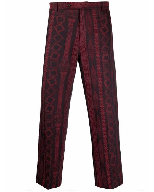 Aries Tailored Column Jacquard Trousers for men