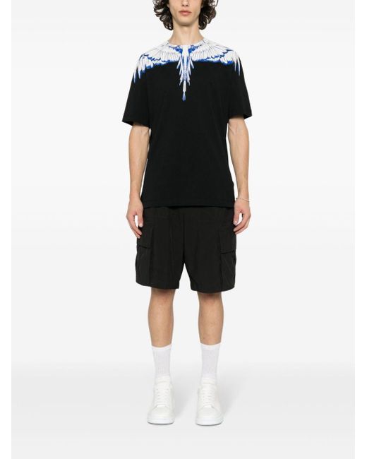 Marcelo Burlon Black County Of Milan T-shirts And Polos for men