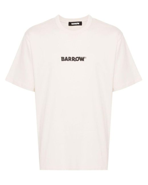 Barrow White T-shirt Logo for men