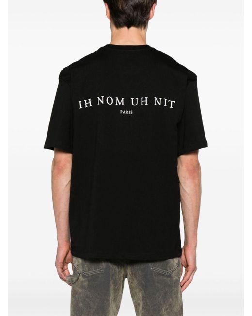 Ih Nom Uh Nit Black 'The Idol' T-Shirt for men