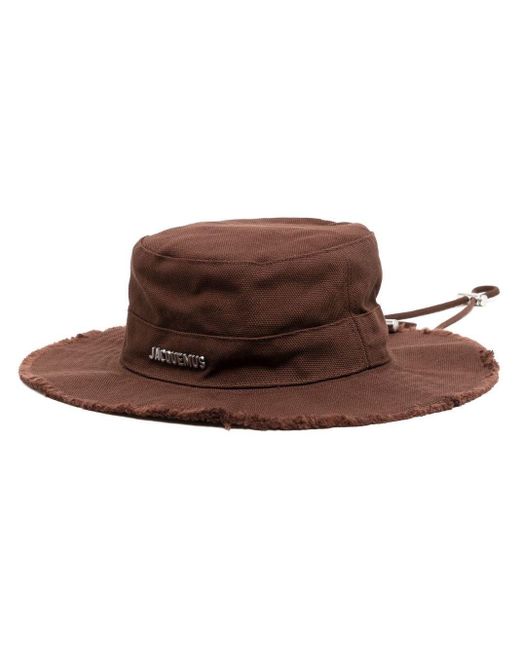 Jacquemus Brown Le Bob Artichaut Bucket Hat for men