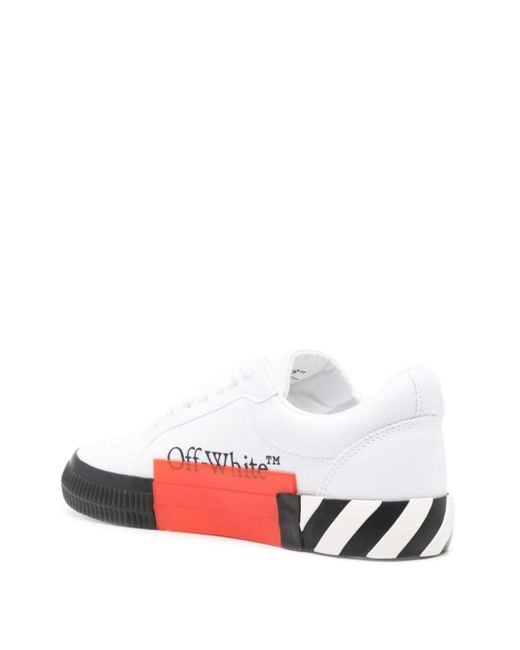 Off-White c/o Virgil Abloh White Sneakers Low Vulcanized In Canvas