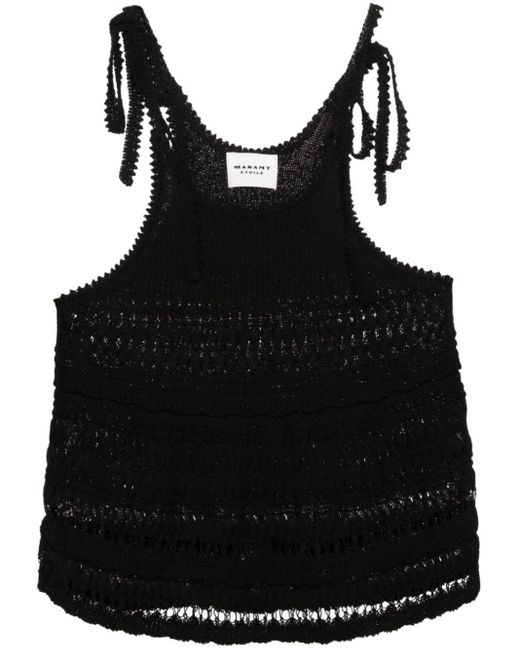 Isabel Marant Black Knitted Top