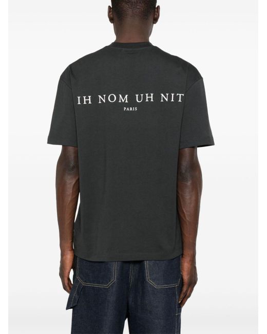 Ih Nom Uh Nit Black Printed T-shirt for men