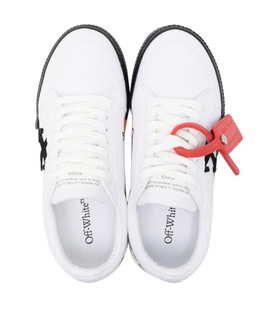 SNEAKERS LOW VULCANIZED IN CANVAS di Off-White c/o Virgil Abloh in White