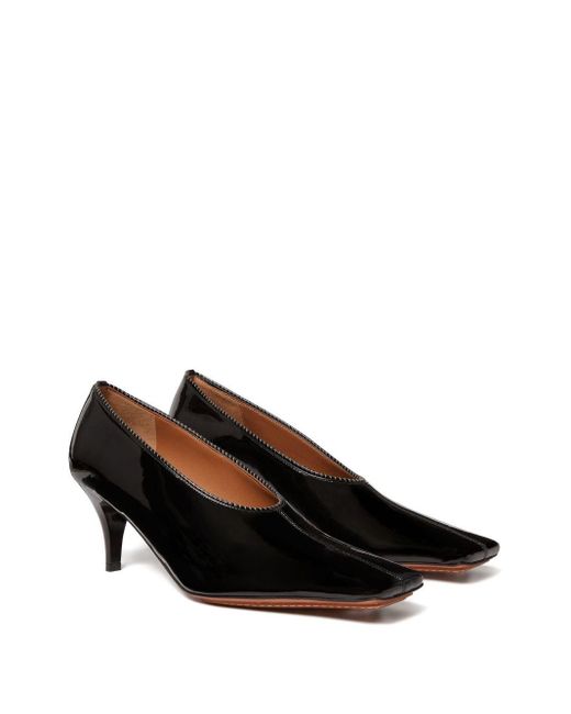 Pumps Lykke A Punta Con Tacco Kitten di Stella McCartney in Black