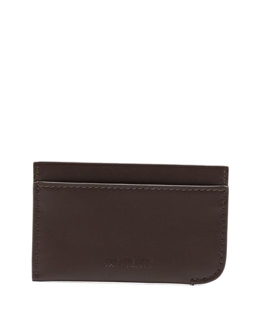 Portacarte Logo di Jacquemus in Brown da Uomo