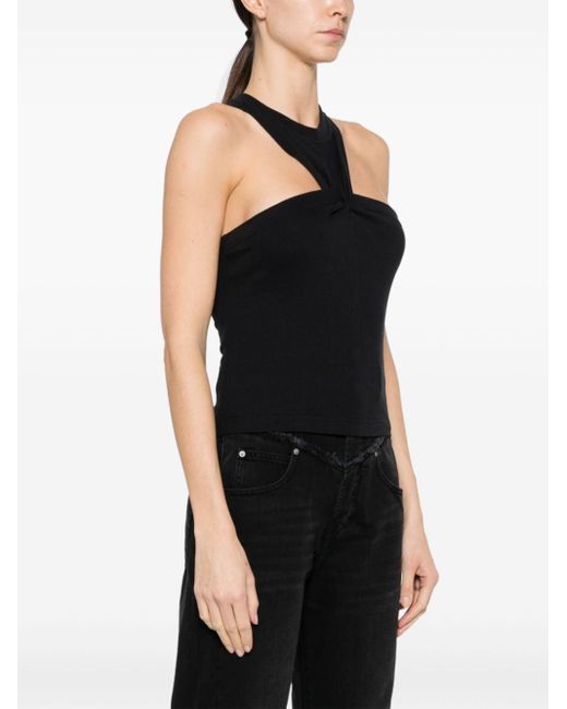 Isabel Marant Black Top In Jersey