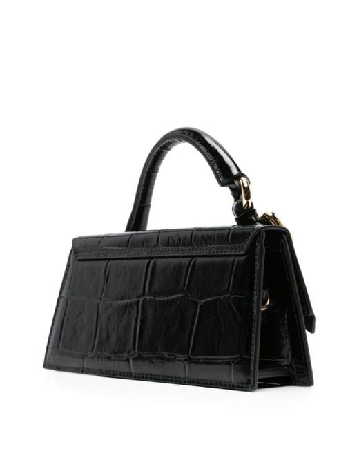 Jacquemus Black Le Chiquito Long Leather Top-handle Bag