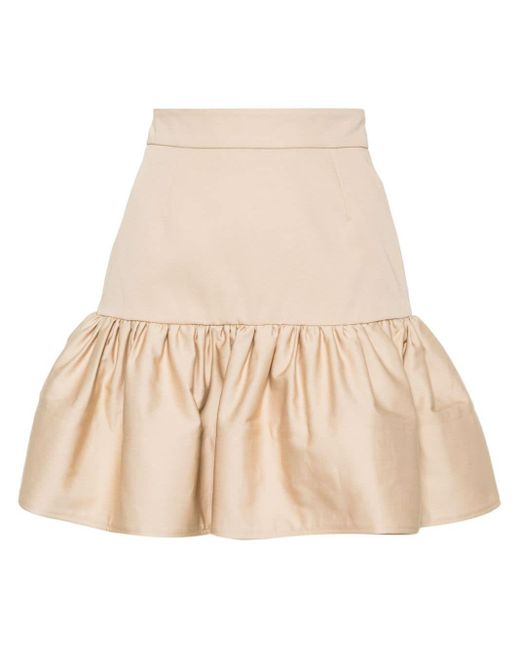 Patou Natural Skirt With Flounces