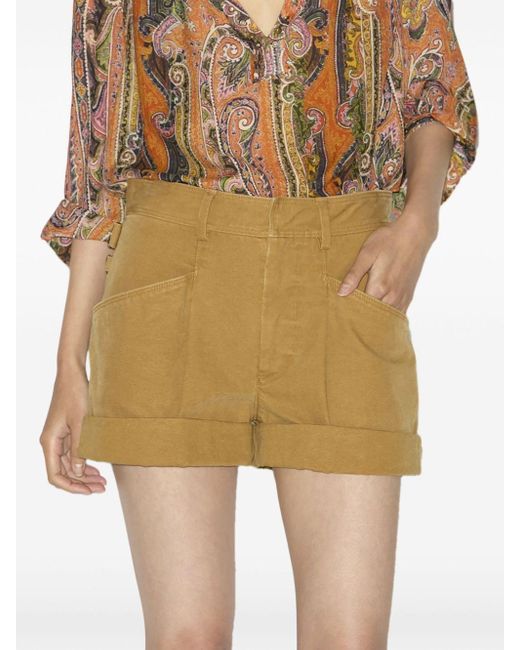 Shorts in cotone di Isabel Marant in Natural