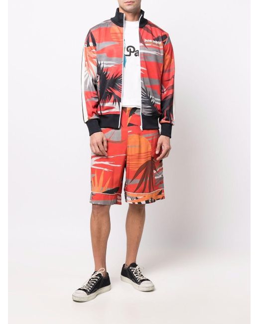 SHORTS CARGO da Uomo di Palm Angels in Rosso | Lyst