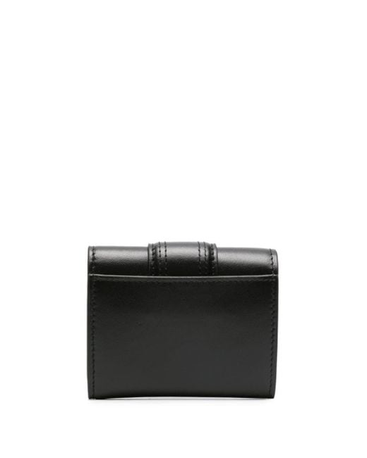 Jacquemus Black Le Compact Bambino Leather Wallet