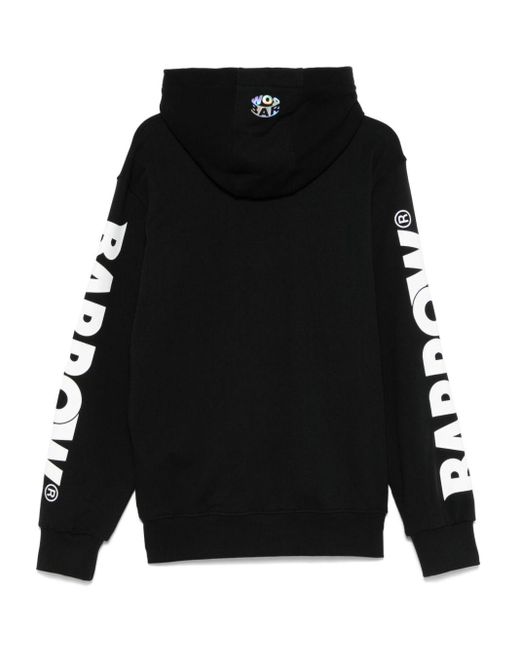Felpa con cappuccio di Barrow in Black da Uomo