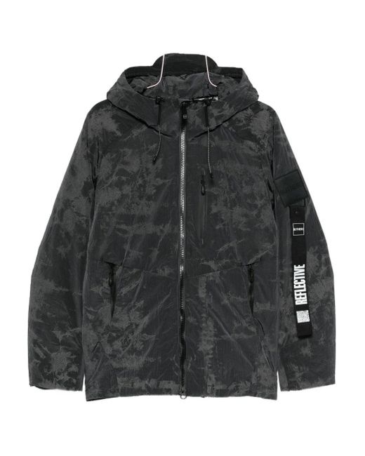 OUTHERE Black 'Hail' Down Jacket for men