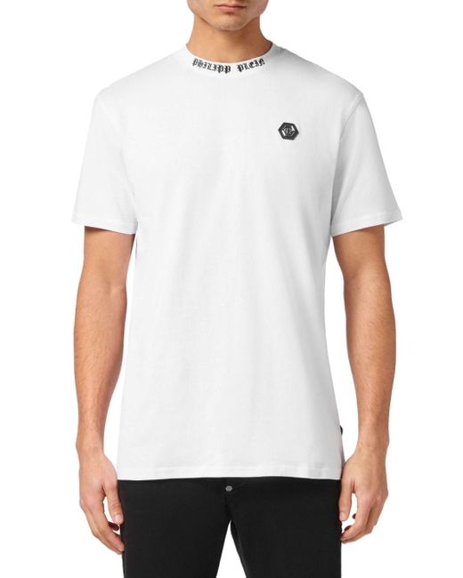 Philipp Plein White T-shirt Logo for men