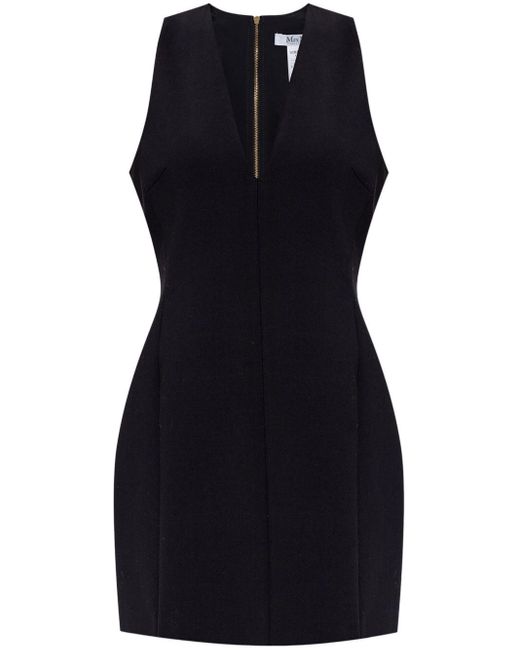 Max Mara Belford Mini Dress in Black | Lyst