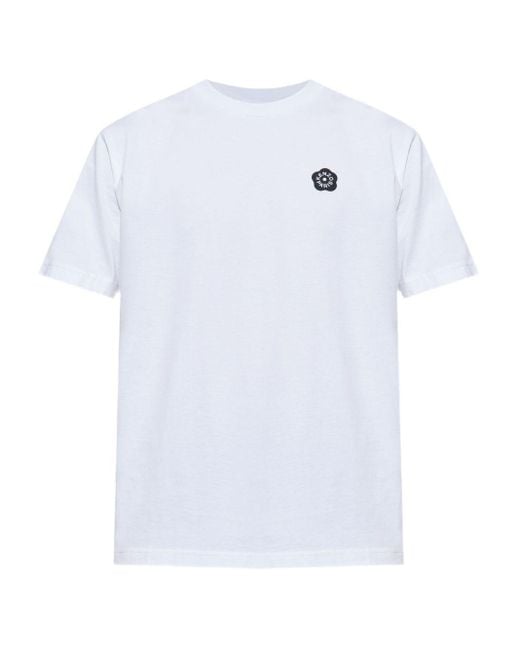 KENZO White T-shirt Logo for men