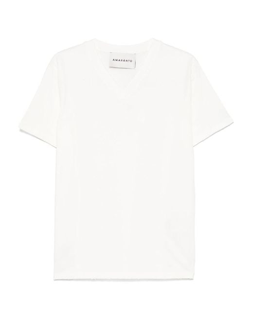 Amaranto White T-shirt for men