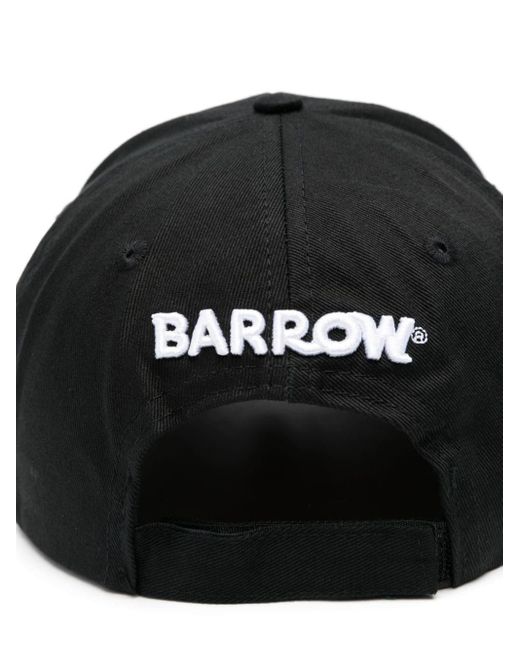 CAPPELLO LOGO di Barrow in Black da Uomo