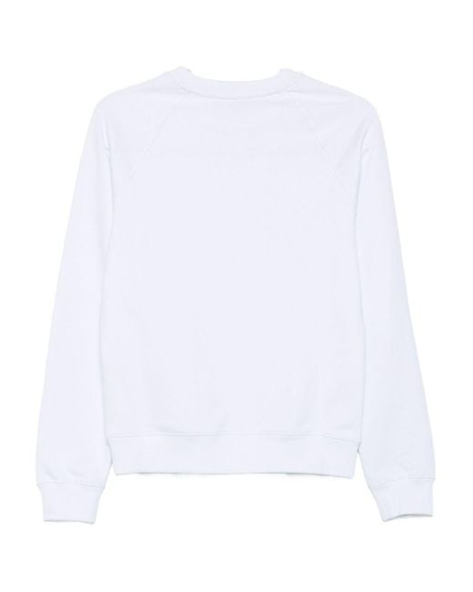 MSGM White Logo Sweatshirt