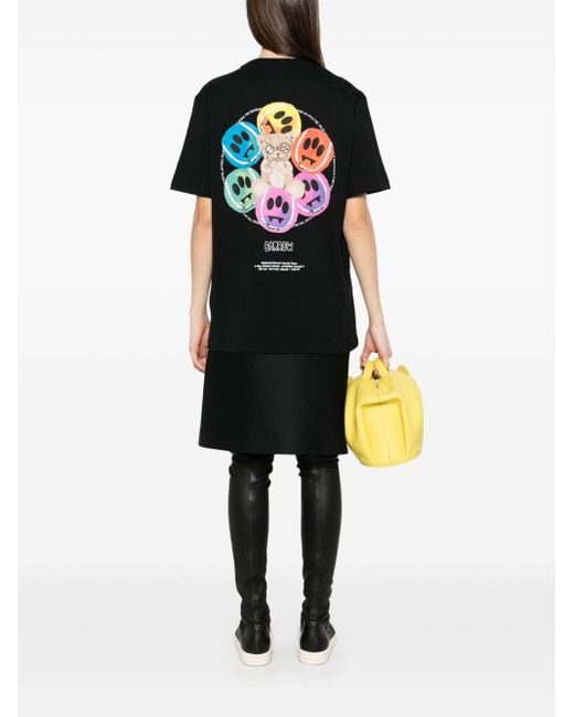 Barrow Black Cotton Jersey T-shirt