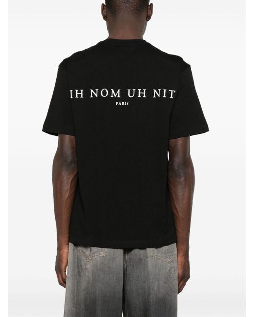 Ih Nom Uh Nit Black Printed T-shirt for men