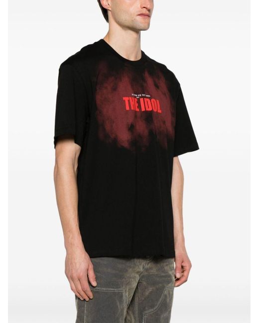Ih Nom Uh Nit Black 'The Idol' T-Shirt for men