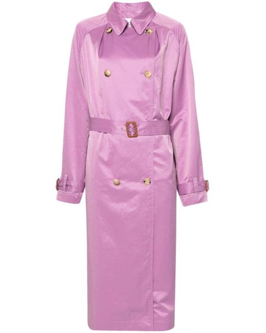 Isabel Marant Pink Edenna Trench Coat