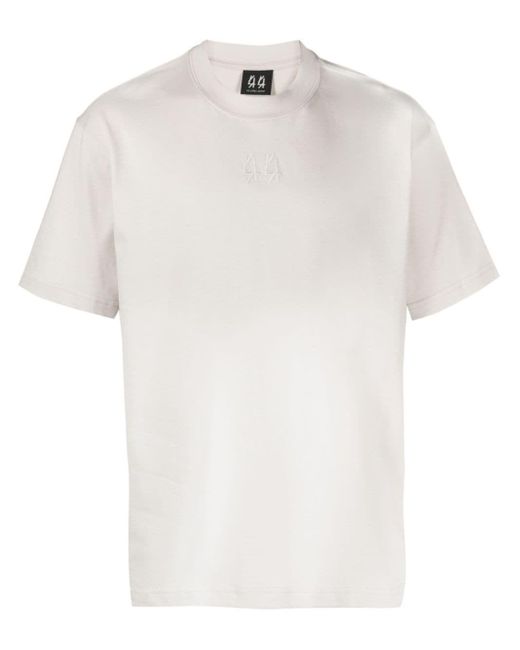 44 Label Group White Printed T-Shirt for men