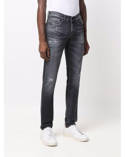Dondup Blue 'george' Skinny Jeans for men