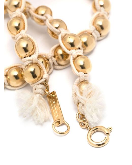 Isabel Marant Natural Ball-chain Knotted Necklace