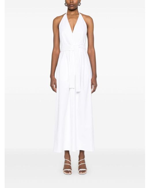 Max Mara White Ancona Dress
