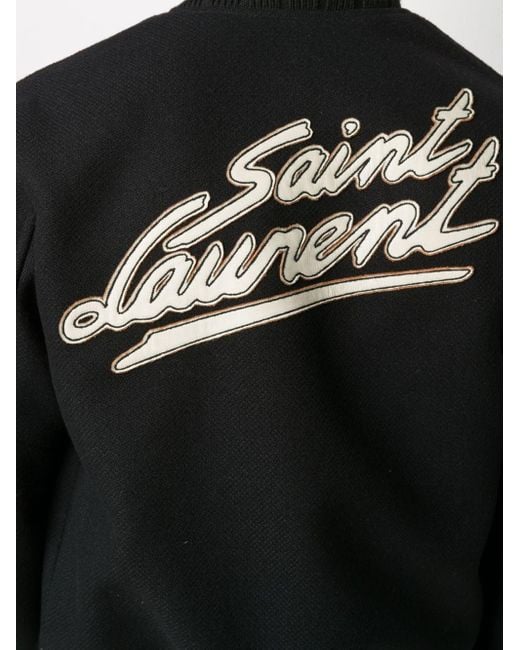 Saint Laurent Black 'teddy' Jacket for men