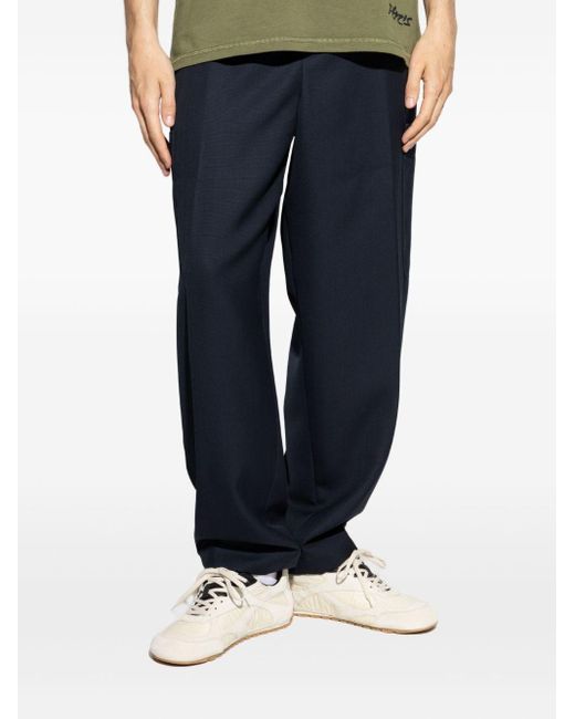 KENZO Blue Jeans With Drawstring for men