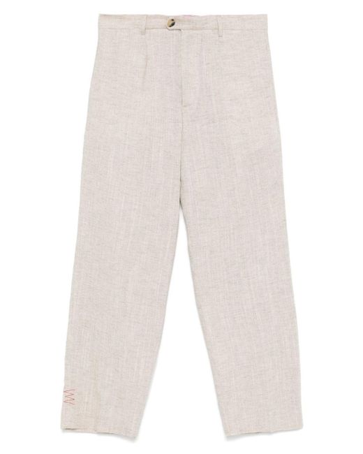PANTALONI di Amaranto in White da Uomo