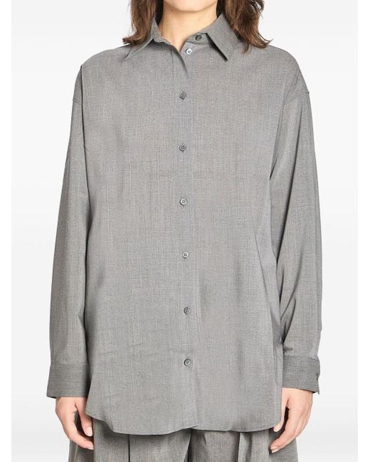 Camicia oversize di Jacquemus in Gray