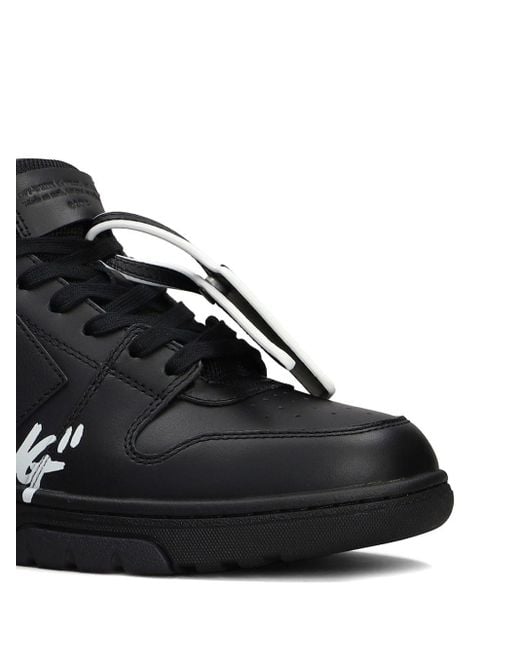 SNEAKERS 'FOR WALKING' di Off-White c/o Virgil Abloh in Black da Uomo