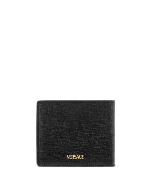 Portafoglio Bi-Fold Medusa Biggie di Versace in Black da Uomo