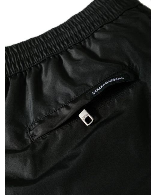 Dolce & Gabbana Black Beach Shorts for men