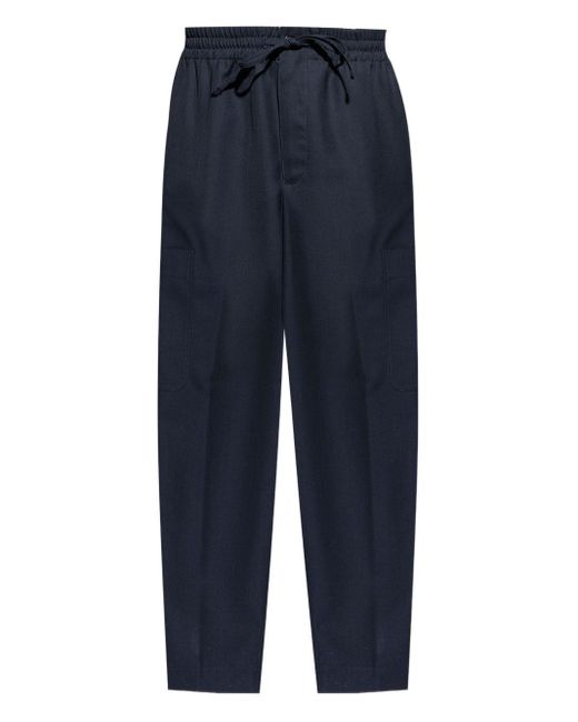 KENZO Blue Jeans With Drawstring for men