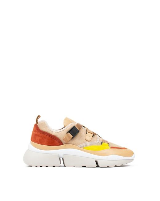 camel coloured trainers