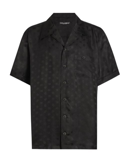 CAMICIA 'HAWAII' di Dolce & Gabbana in Black da Uomo